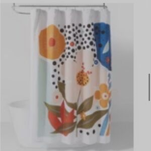 NEW floral shower curtain